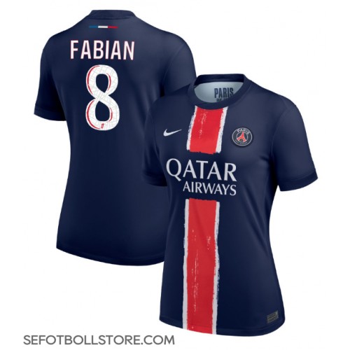 Paris Saint-Germain Fabian Ruiz #8 Replika Hemmatröja Dam 2024-25 Kortärmad